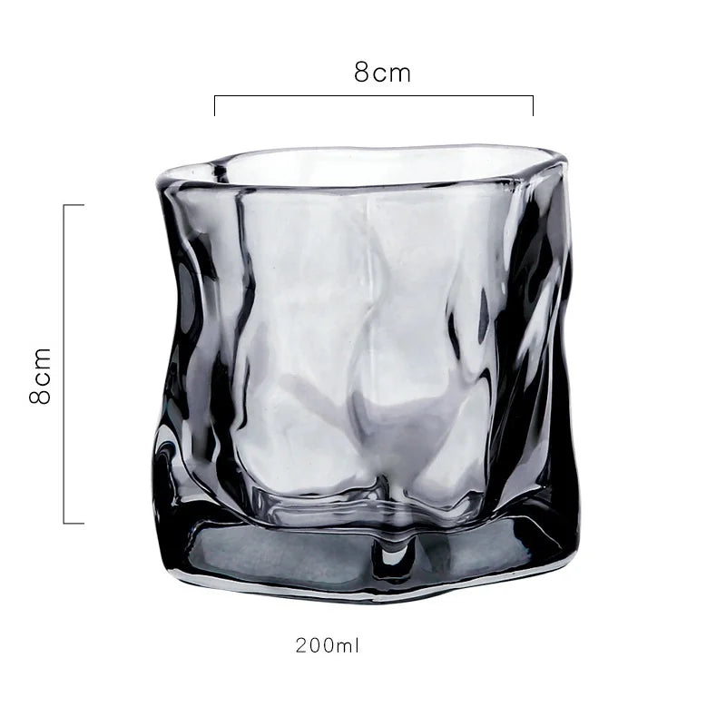 Luxuriöses Handgefertigtes Whiskyglas Set - Gedrehte Gläser für Whisky und Cocktails, 200ml, 4 Stück 6