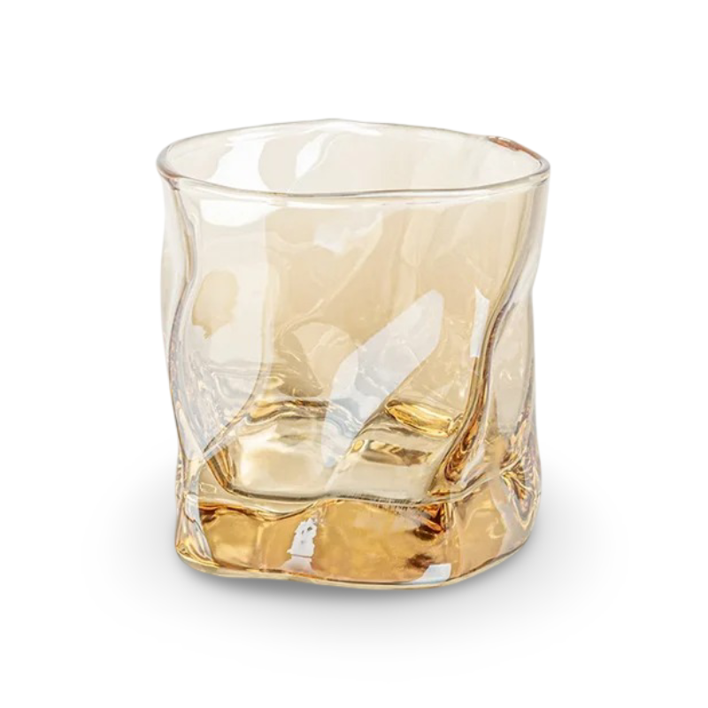 Luxuriöses Handgefertigtes Whiskyglas Set - Gedrehte Gläser für Whisky und Cocktails, 200ml, 2/4/6 Stück