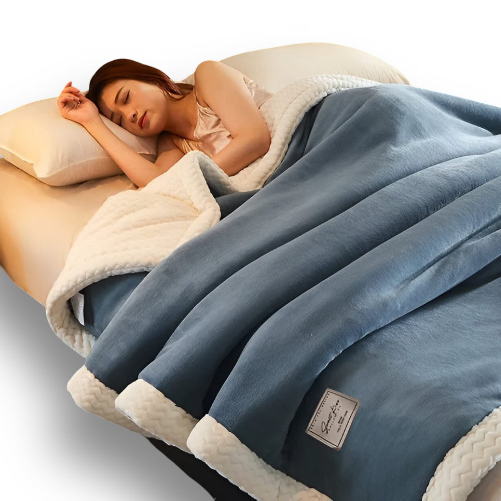 Luxuriöse Dicke Plüsch Fleece Kuscheldecke – Ideale Decke für Komfort und Wärme in jedem Wohnraum