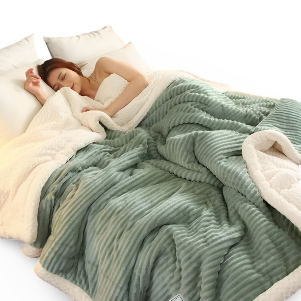 Luxuriöse Dicke Plüsch Fleece Kuscheldecke – Ideale Decke für Komfort und Wärme in jedem Wohnraum