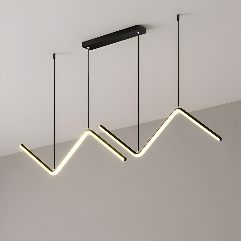 Luxurzi Pendelleuchte - Luxuriöse Dreieckige LED Pendelleuchte