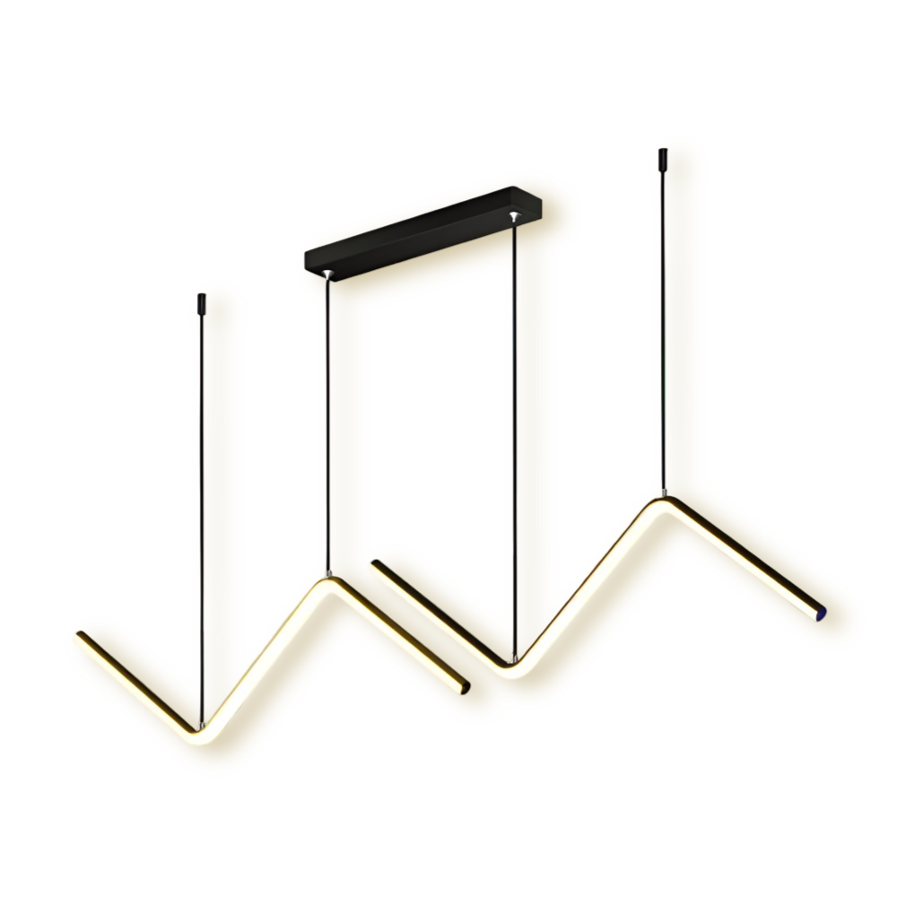 Luxurzi Pendelleuchte - Luxuriöse Dreieckige LED Pendelleuchte