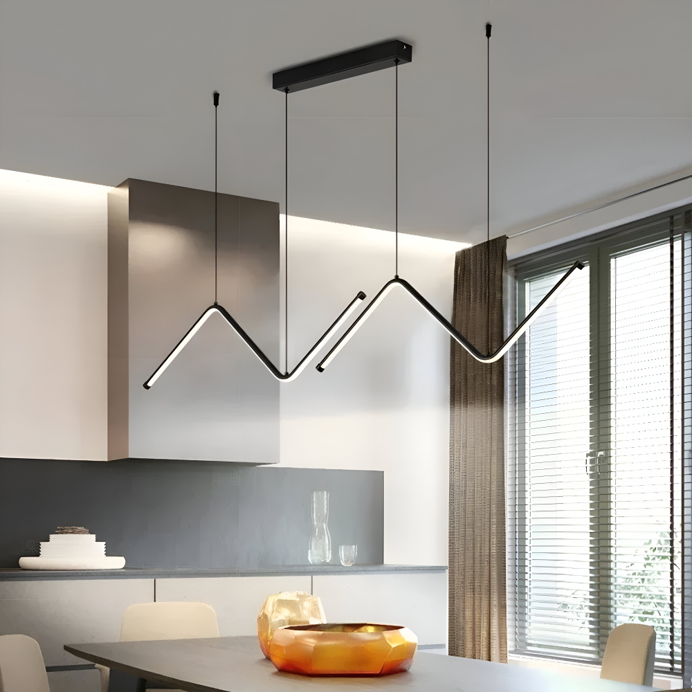 Luxurzi Pendelleuchte - Luxuriöse Dreieckige LED Pendelleuchte