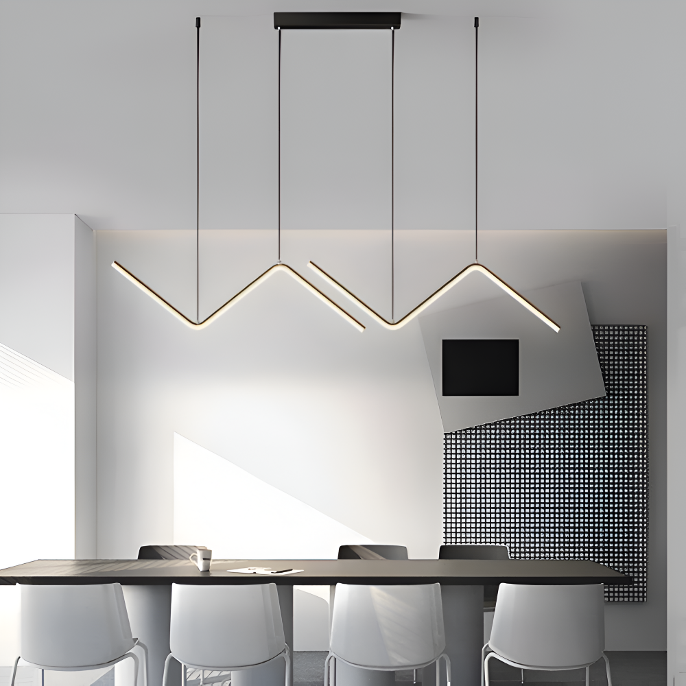 Luxurzi Pendelleuchte - Luxuriöse Dreieckige LED Pendelleuchte