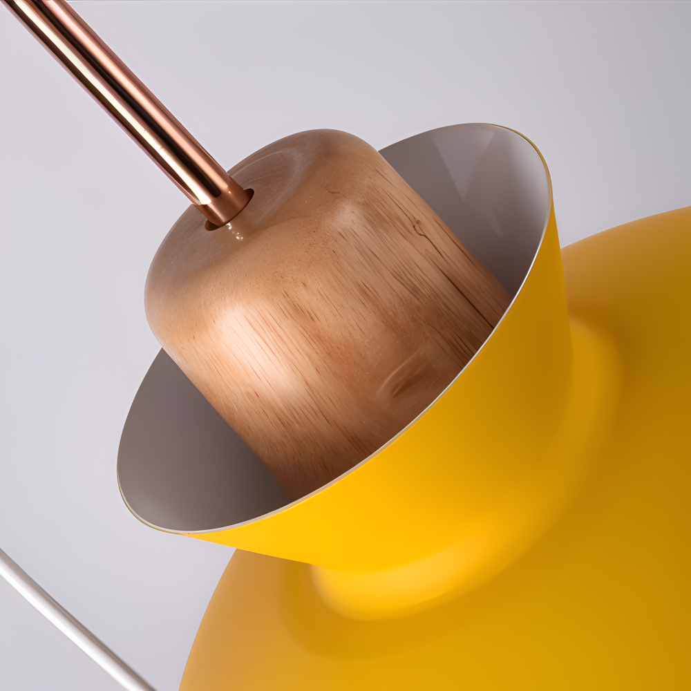 Macaron Hue Pendelleuchte - Bunte Flanell & Kuppel Design Hängelampe in Macaron Farben