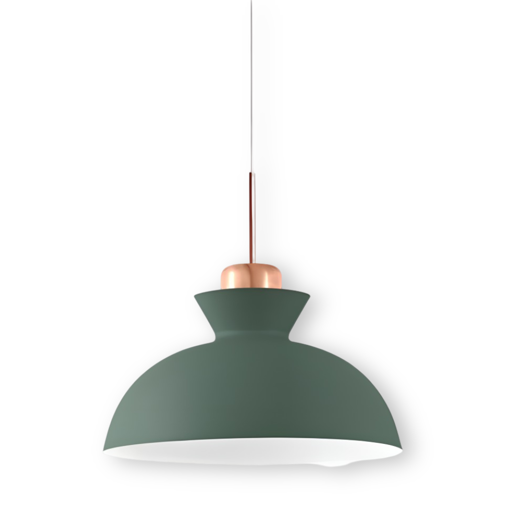 Macaron Hue Pendelleuchte - Bunte Flanell & Kuppel Design Hängelampe in Macaron Farben