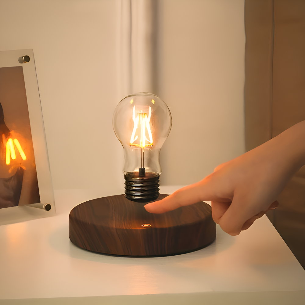 Magnetische LED-Glühbirne - Schwebende Glühbirne mit Berührungssteuerung