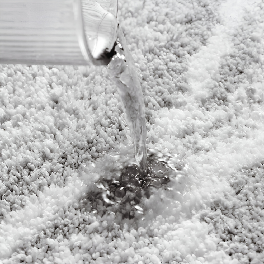 Marmor Design Plüsch Rutschfeste Badematte - Absorbierende Polyester Rechteckig Badematte