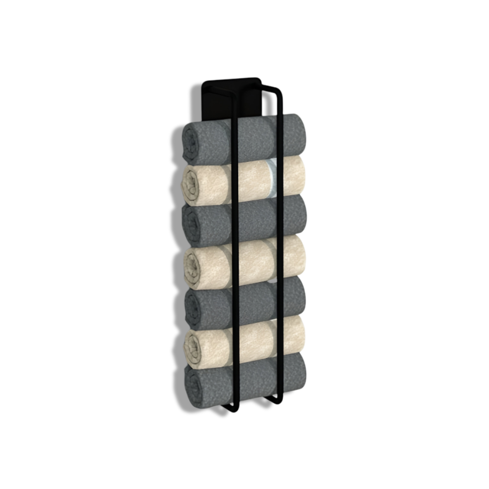 Metallischer Handtuchhalter - Premium Badezimmer Handtuchhalter - Multifunktionaler Badezimmer-Organizer