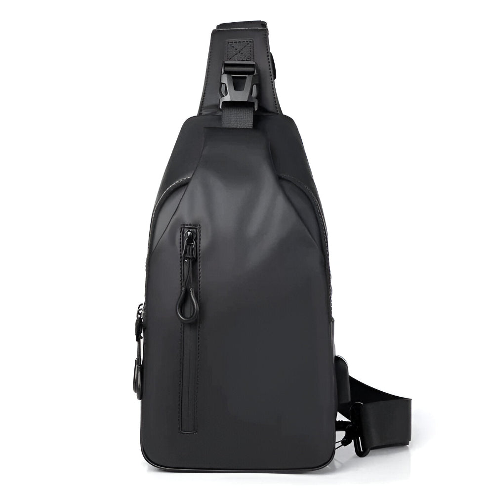 MetroFlex Crossbody Bag - Verstellbare Cross Body Bag Men - Modische Crossbody Bag Schwarz