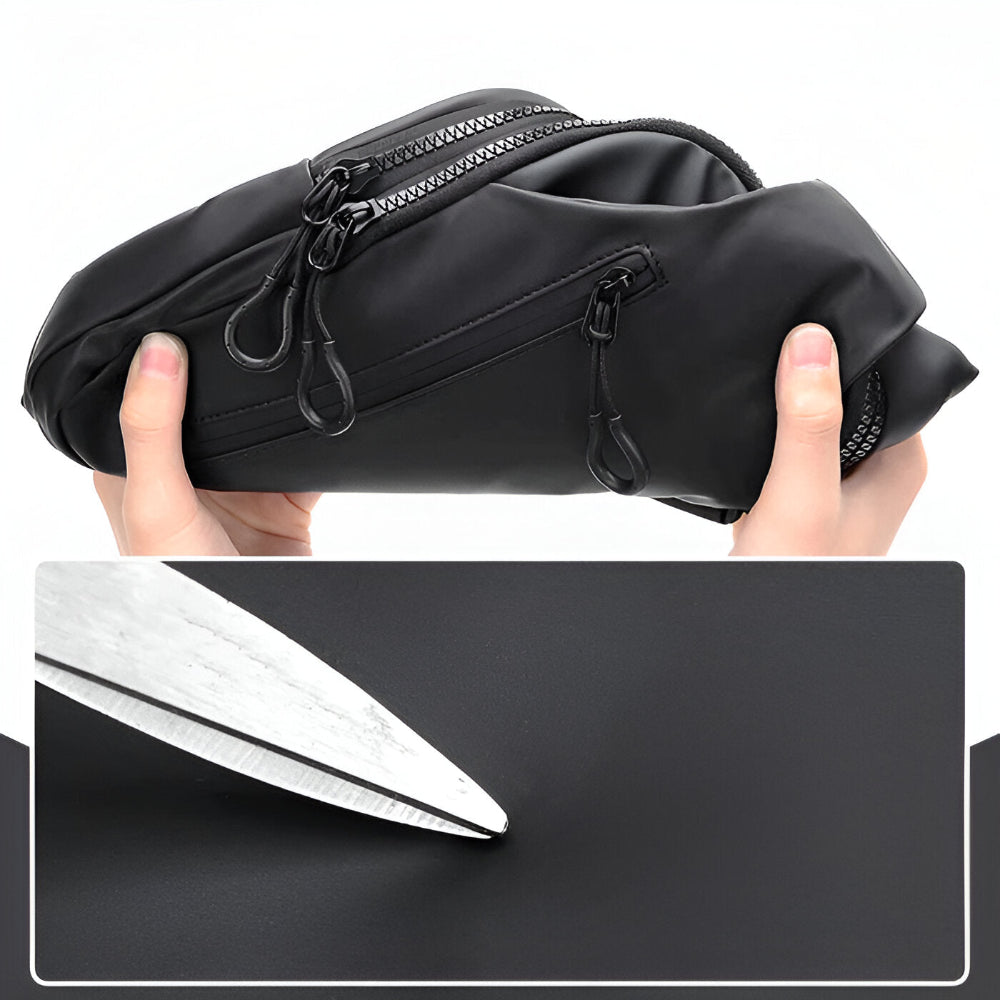 MetroFlex Crossbody Bag - Verstellbare Cross Body Bag Men - Modische Crossbody Bag Schwarz