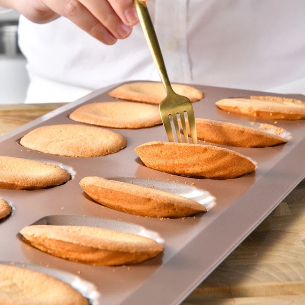 Mina Kleine Kuchenform | Kohlenstoffstahl, Muschel-Design 4