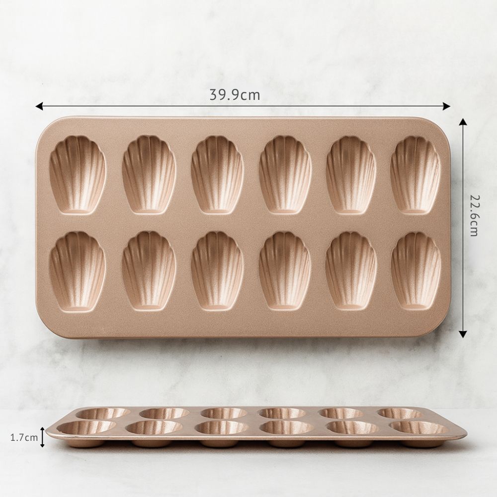 Mina Kleine Kuchenform | Kohlenstoffstahl, Muschel-Design 7