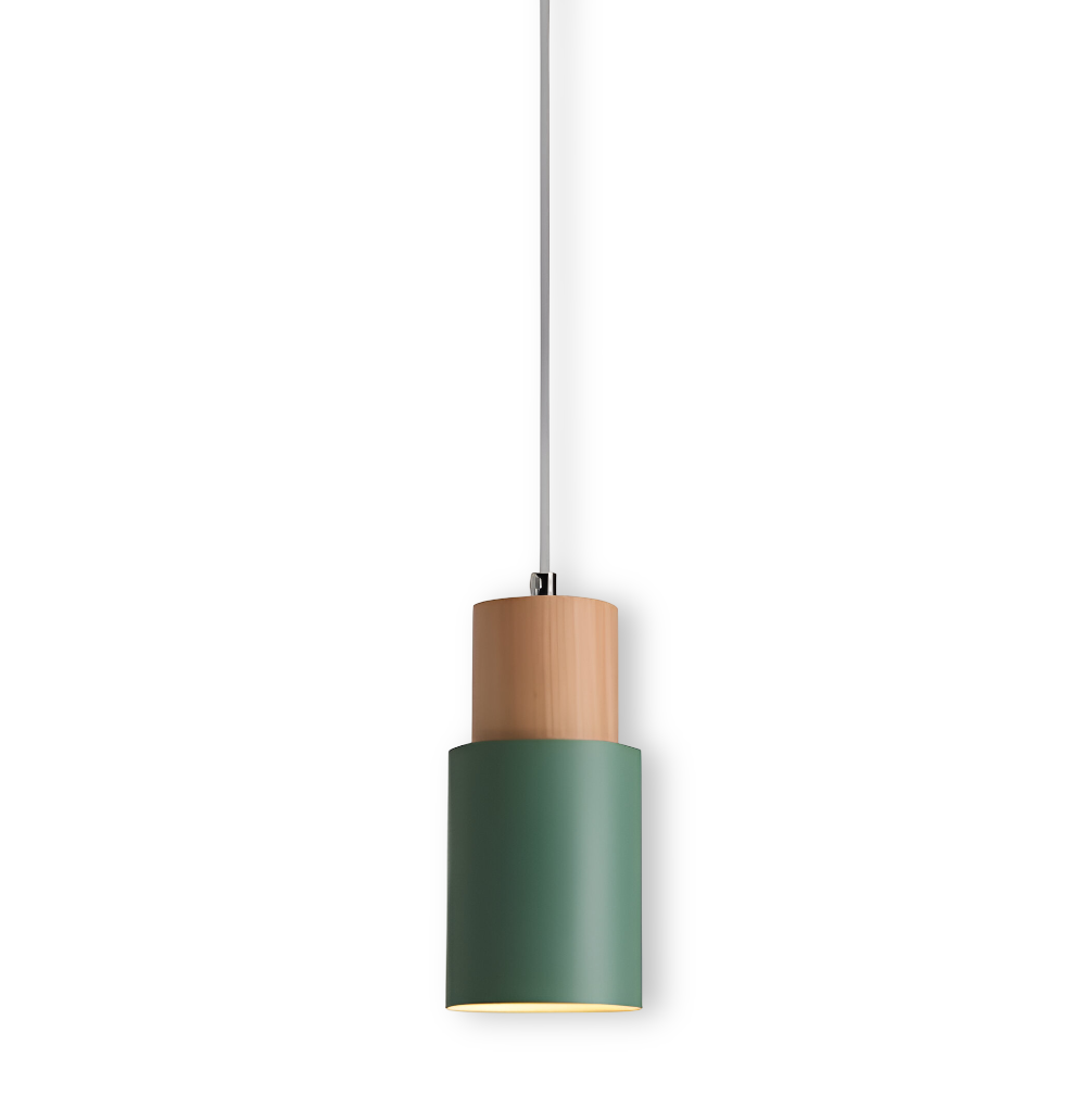 MiniCylinder Deckenleuchte - Minimalistische Aluminium Makrone Hängelampe