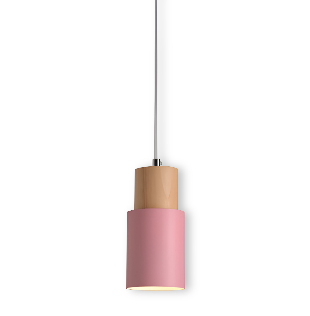 MiniCylinder Deckenleuchte - Minimalistische Aluminium Makrone Hängelampe