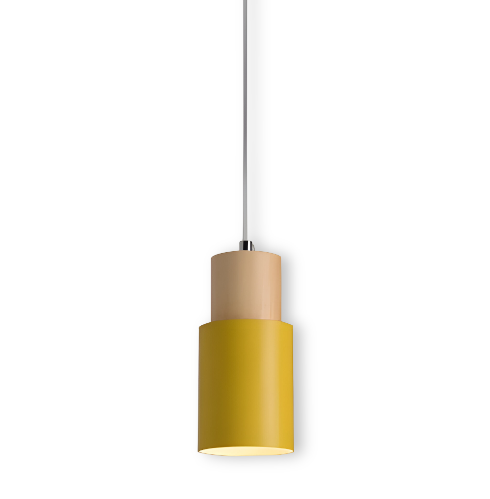 MiniCylinder Deckenleuchte - Minimalistische Aluminium Makrone Hängelampe