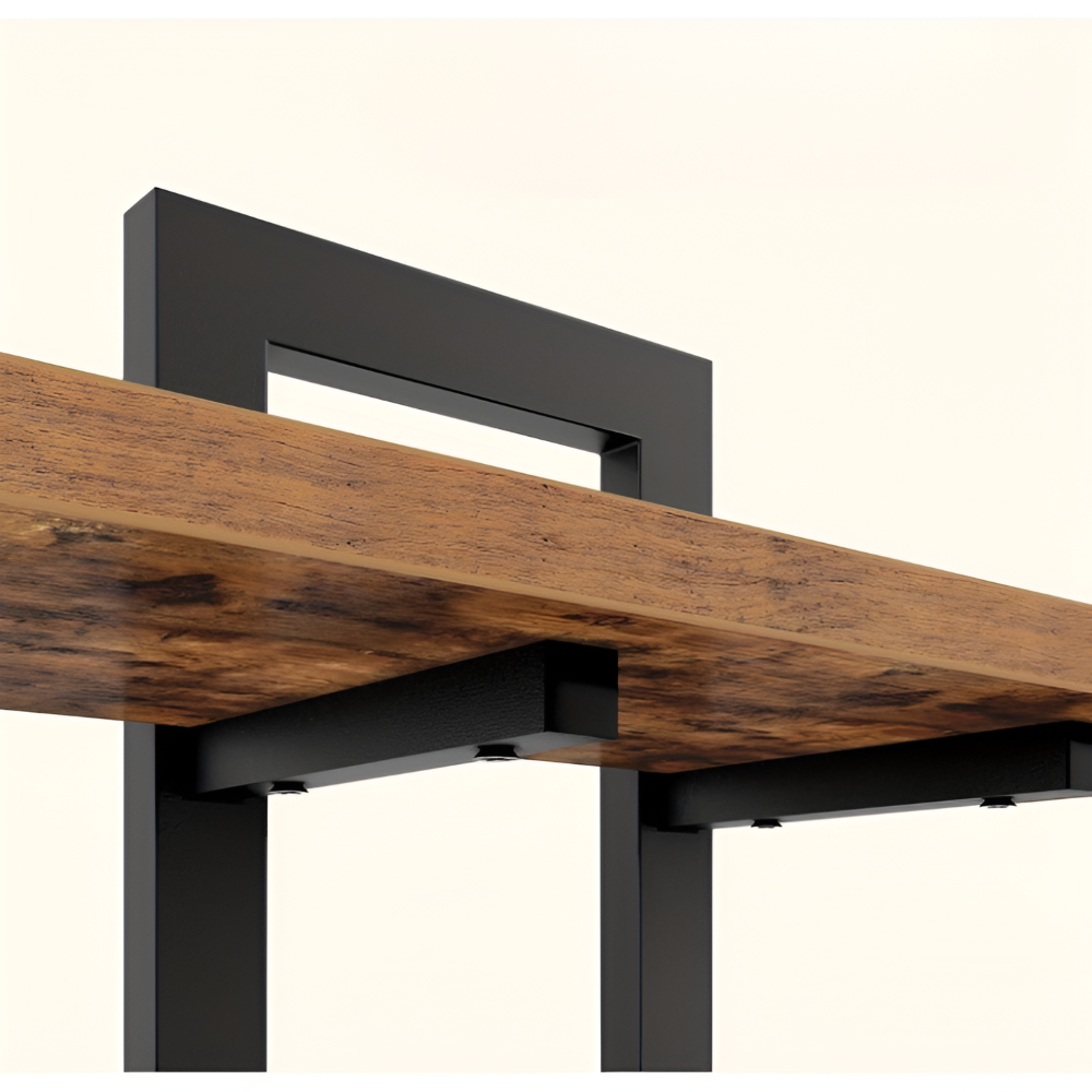 Minimalistische Zwei-Ebenen Wandregal - Wandmontierte Regale für stilvolle Wohnaufbewahrung