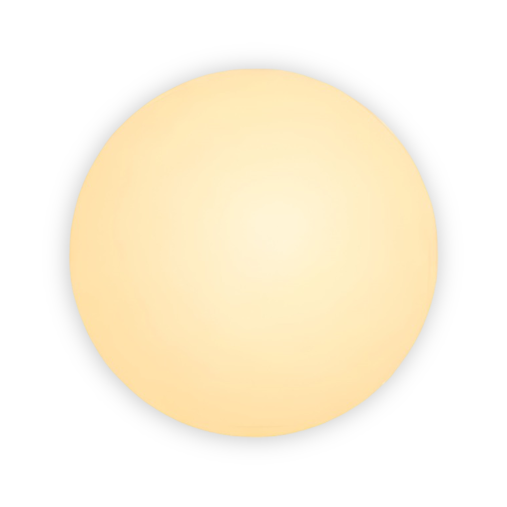 Minimalistische Runde Glas Wandleuchte - Elegante Milchweiße Innen Wandleuchte für Modernes Wohndesign