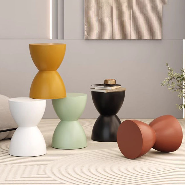 Minimalistischer Kunststoffstuhl - Sanduhrform in Schwarz für Modernes Wohnzimmer 8