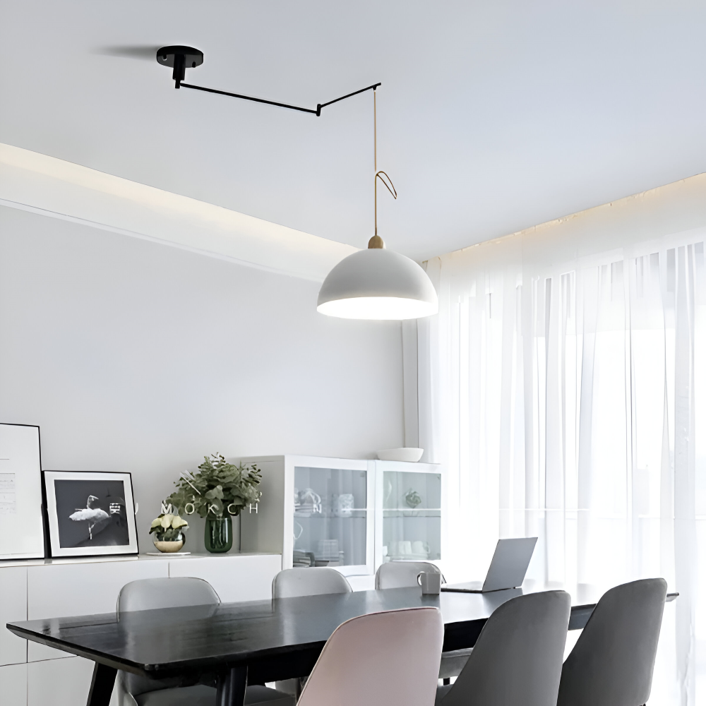 ModerLite Pendelleuchte - Verstellbare Eisen Kuppel Hängelampe