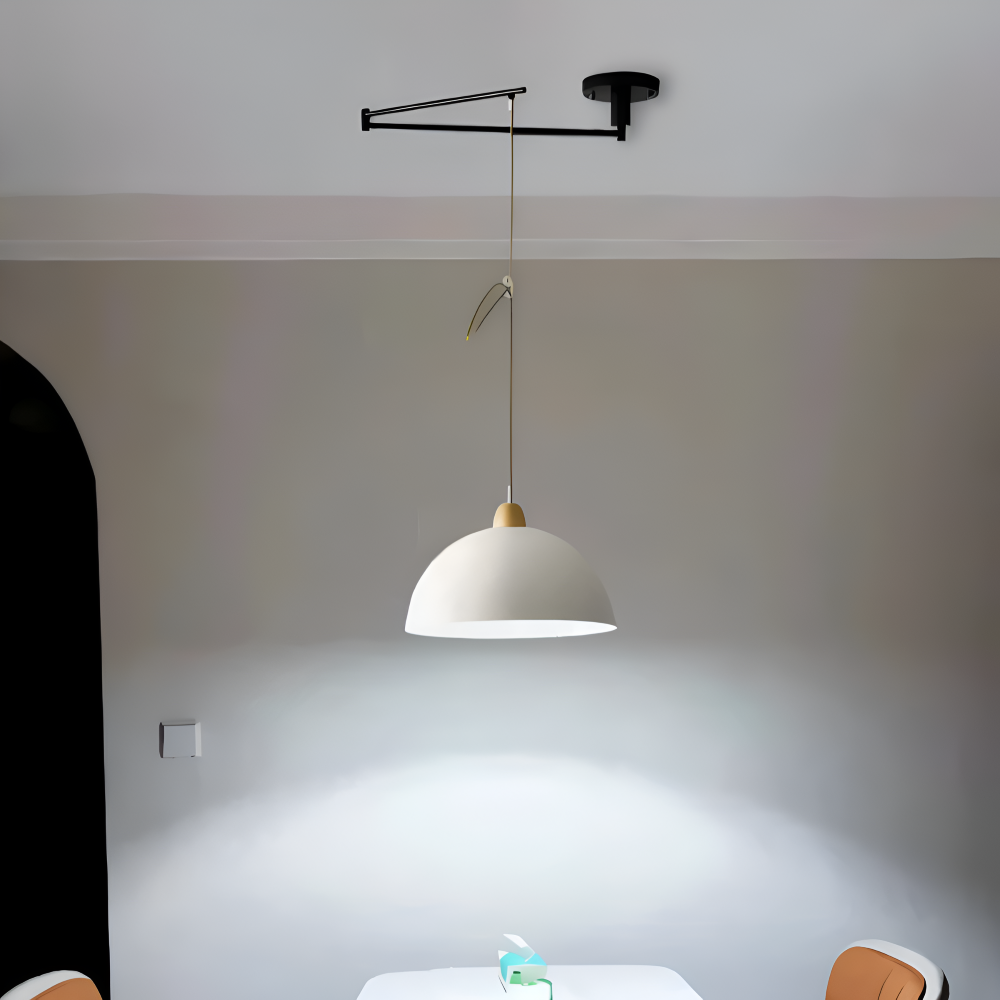 ModerLite Pendelleuchte - Verstellbare Eisen Kuppel Hängelampe