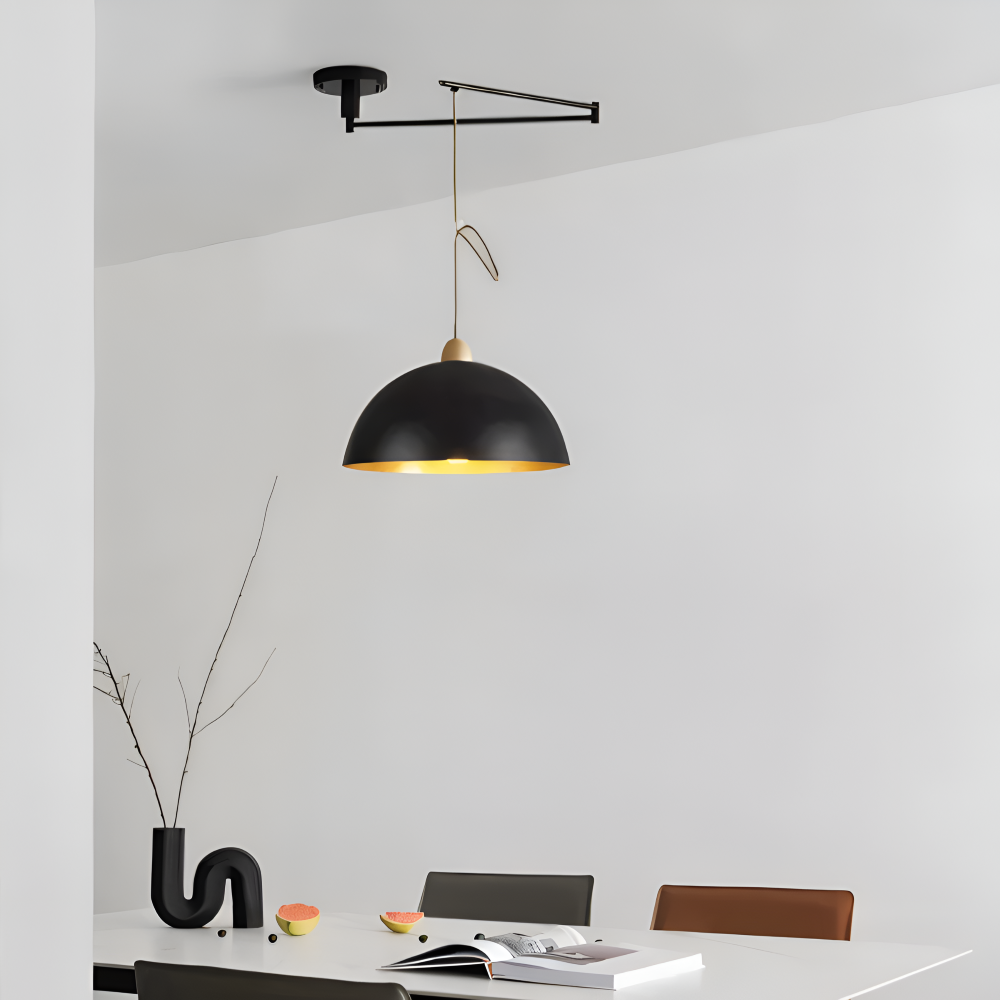 ModerLite Pendelleuchte - Verstellbare Eisen Kuppel Hängelampe