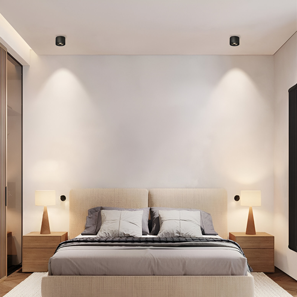 Moderne Zylindrische LED Downlight - Deckenleuchte mit Einstellbarer Helligkeit