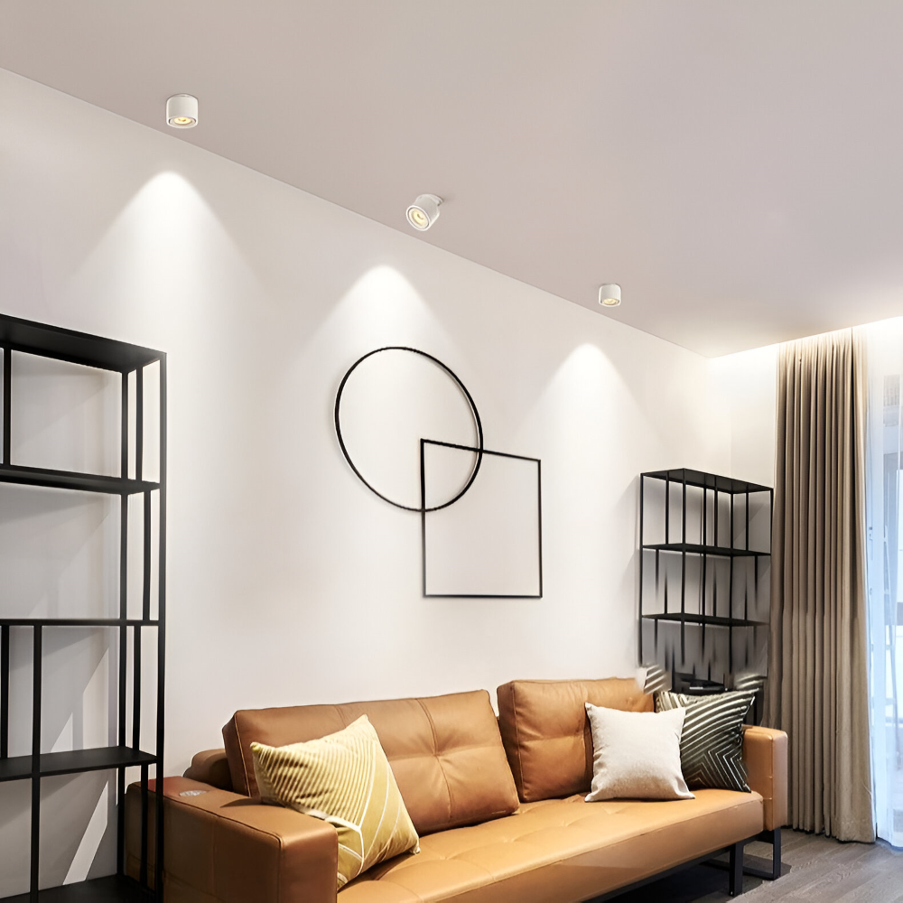 Moderne Zylindrische LED Downlight - Deckenleuchte mit Einstellbarer Helligkeit