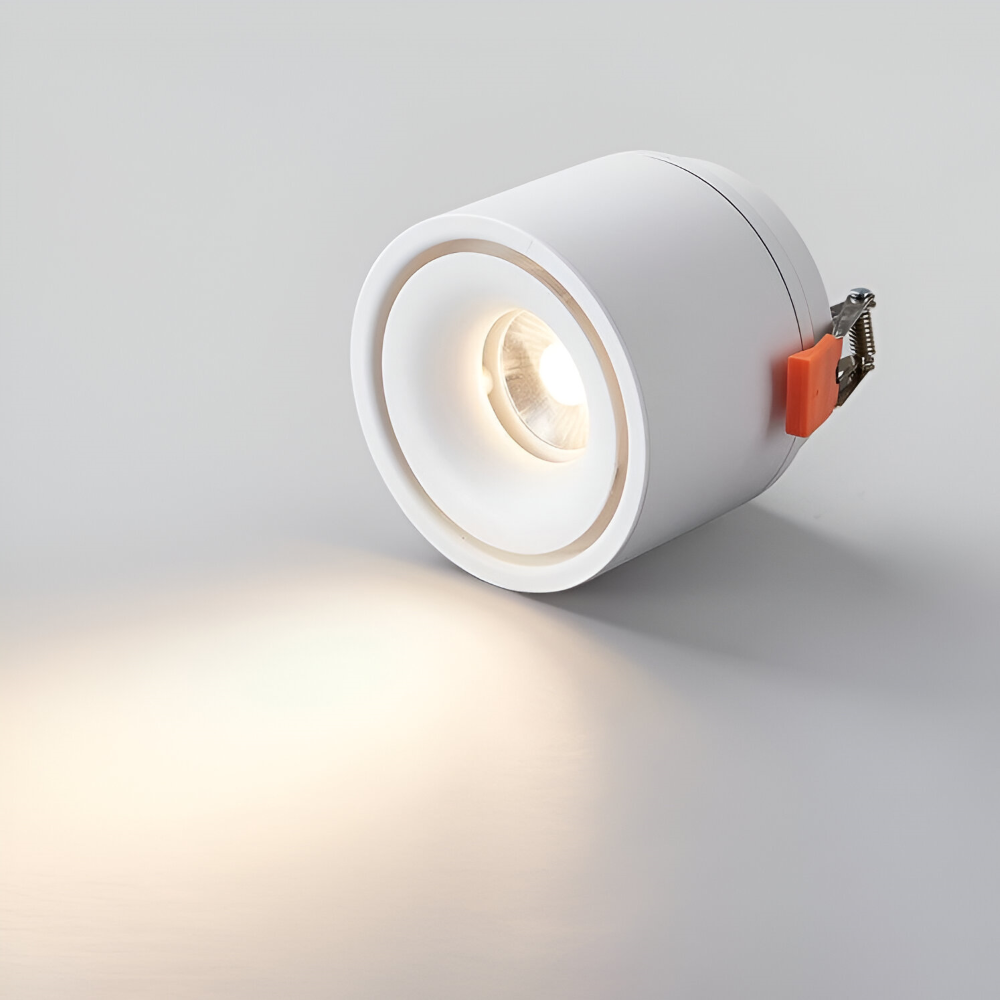 Moderne Zylindrische LED Downlight - Deckenleuchte mit Einstellbarer Helligkeit