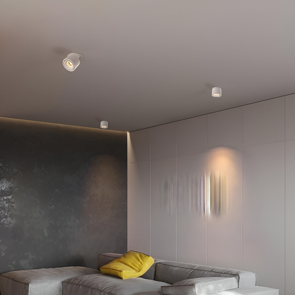 Moderne Zylindrische LED Downlight - Deckenleuchte mit Einstellbarer Helligkeit