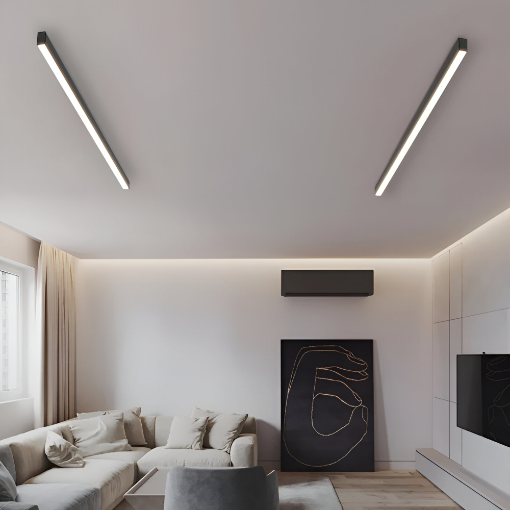 Moderne Langes Lineares Deckenleuchte - Nordic LED Deckenleuchte