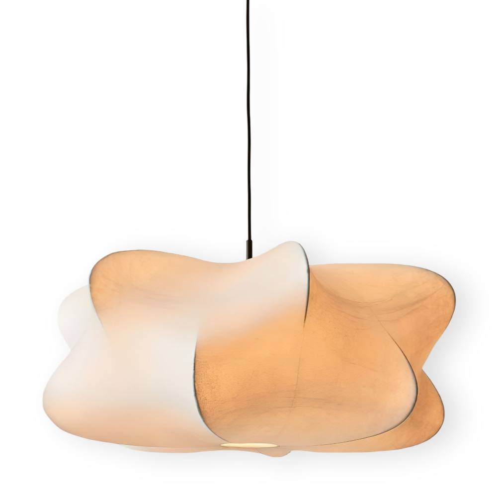 Moderne Wabi Sabi Pendelleuchte - Geometrische Japanische Stil Hängeleuchte