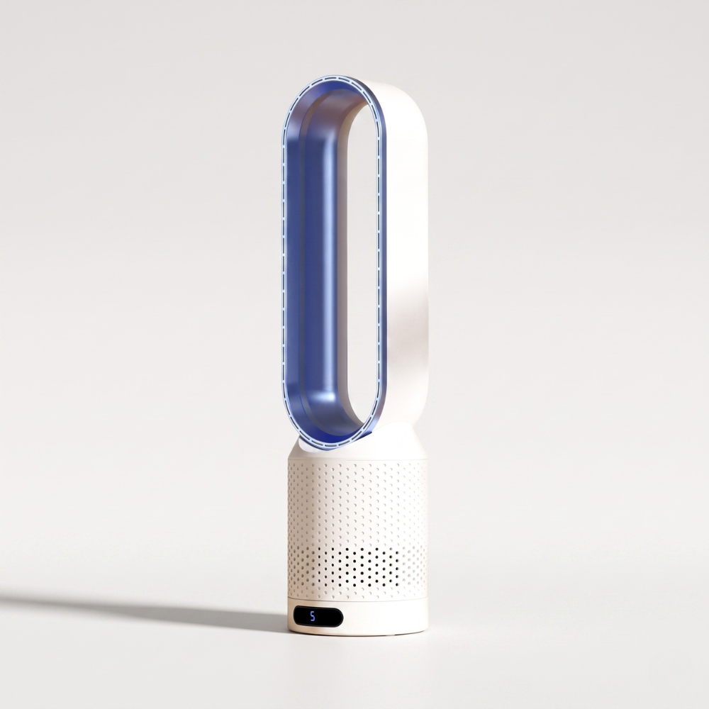 Moderner Flügelloser Luftkühler 3-in-1 – Kompakte LED-Oszillation für Schlafzimmer und Wohnzimmer