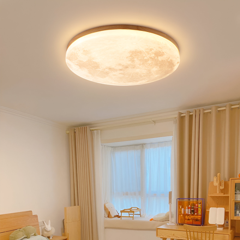 Mond Runde LED Deckenleuchte - PVC Flush Mount Deckenleuchte