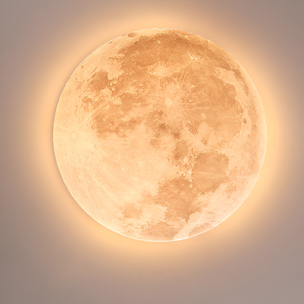 Mond Runde LED Deckenleuchte - PVC Flush Mount Deckenleuchte