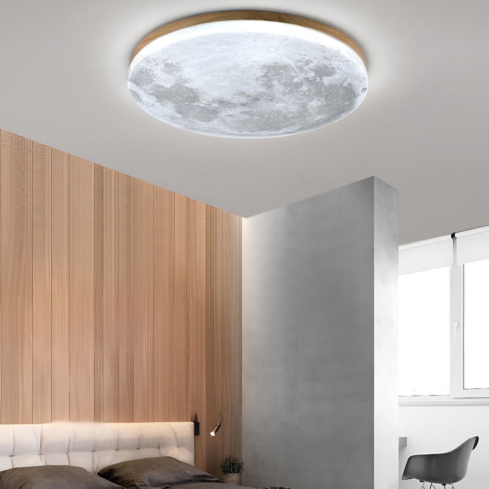 Mond Runde LED Deckenleuchte - PVC Flush Mount Deckenleuchte