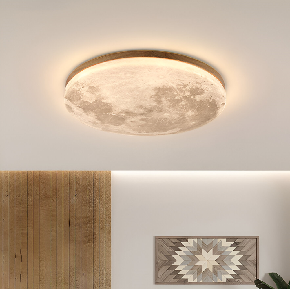 Mond Runde LED Deckenleuchte - PVC Flush Mount Deckenleuchte