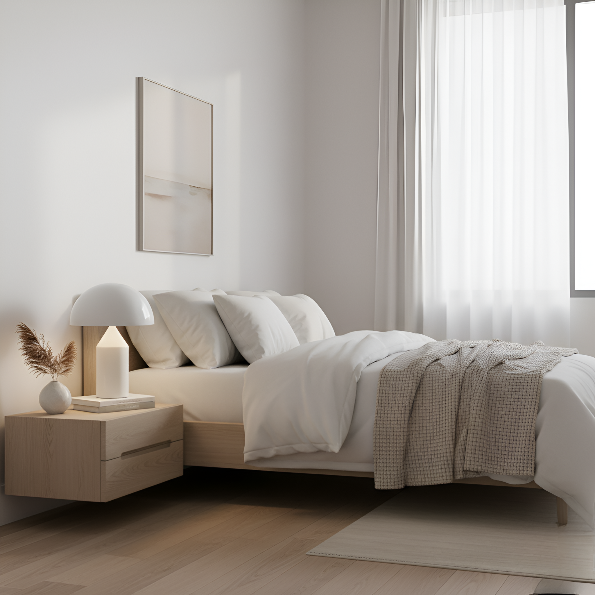 Pilz Tischlampe mit Touch-Schalter