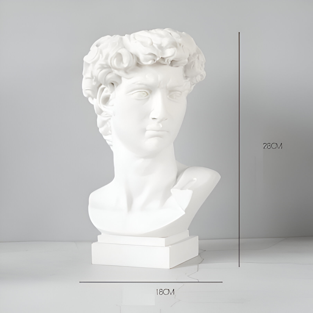 Mythischer Blumentopf - Griechischer Kopf Übertopf - Gesicht Pflanztopf - Griechischer Kopf Statue