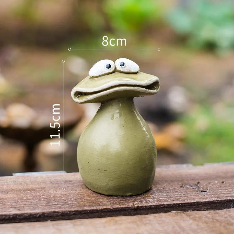 Niedlicher Frosch Garten Ornament - Kreatives Tierdesign für Hof und Garten 5