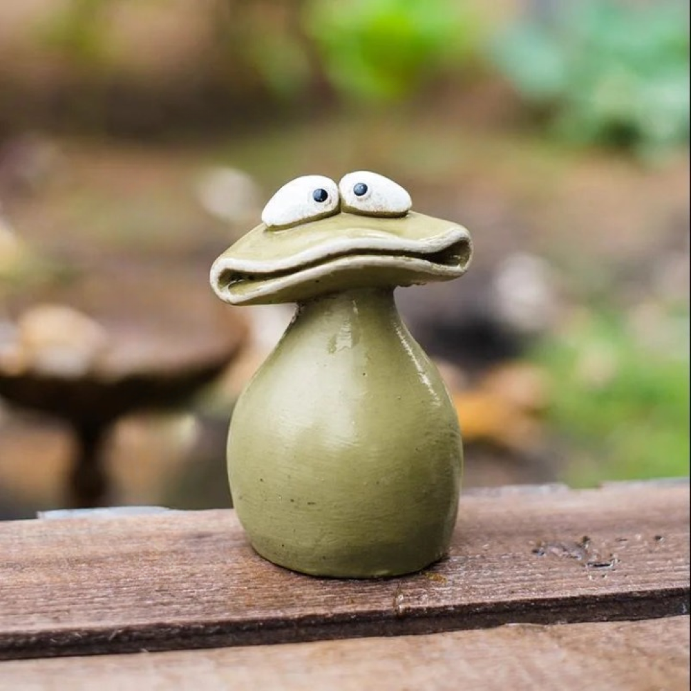 Niedlicher Frosch Garten Ornament - Kreatives Tierdesign für Hof und Garten