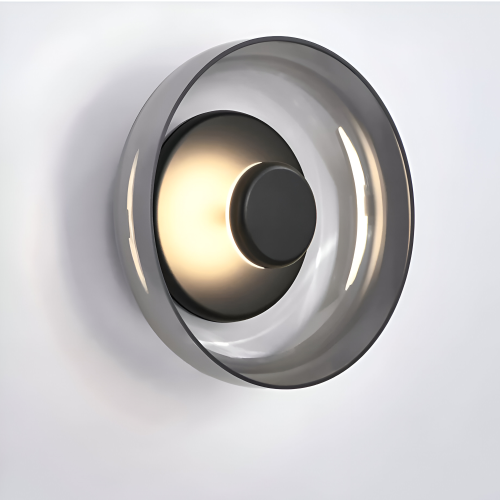 NordBowl Wandleuchte - Rund Nordic Lighting - Glasschale Wandlampe