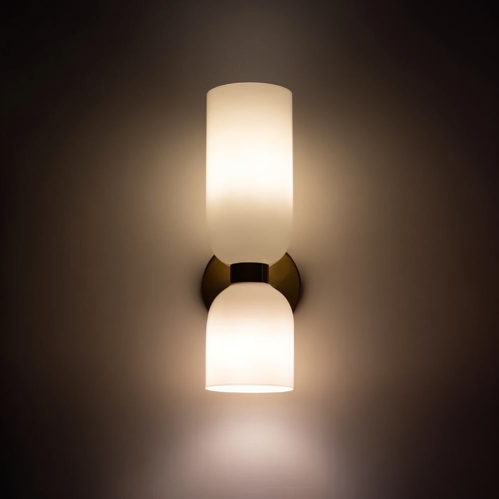 Nordic Updown Wandleuchte - Glas Wandleuchte - Flur Wandleuchte Design - Moderne Wandleuchten LED