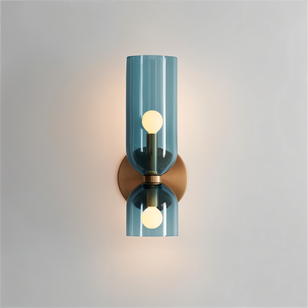 Nordic Updown Wandleuchte - Glas Wandleuchte - Flur Wandleuchte Design - Moderne Wandleuchten LED