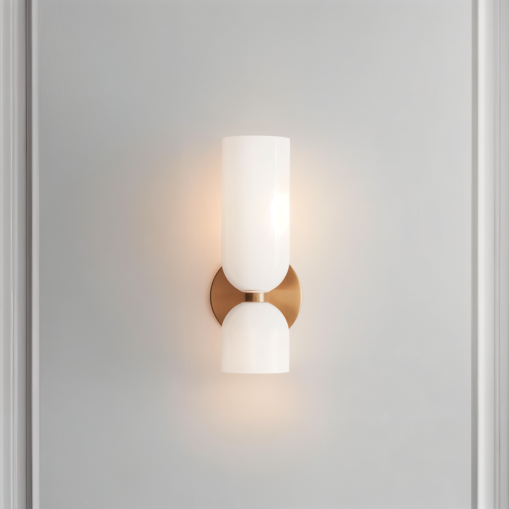Nordic Updown Wandleuchte - Glas Wandleuchte - Flur Wandleuchte Design - Moderne Wandleuchten LED