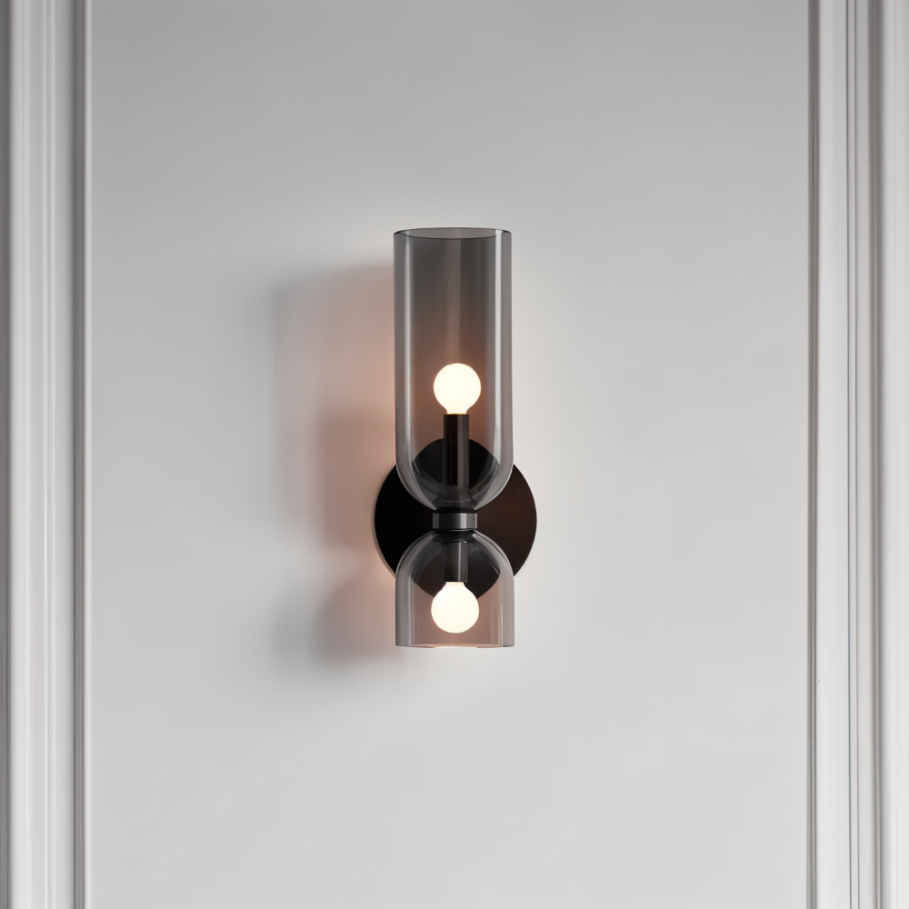 Nordic Updown Wandleuchte - Glas Wandleuchte - Flur Wandleuchte Design - Moderne Wandleuchten LED