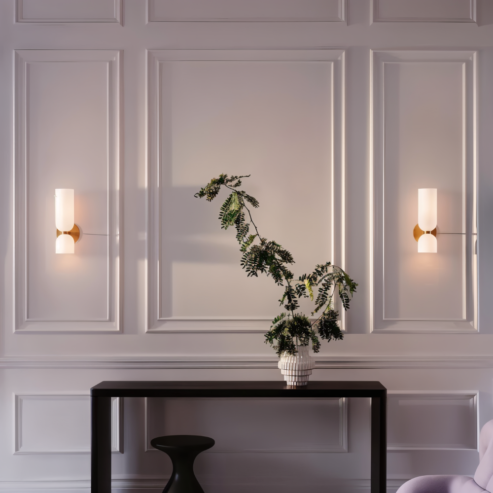 Nordic Updown Wandleuchte - Glas Wandleuchte - Flur Wandleuchte Design - Moderne Wandleuchten LED