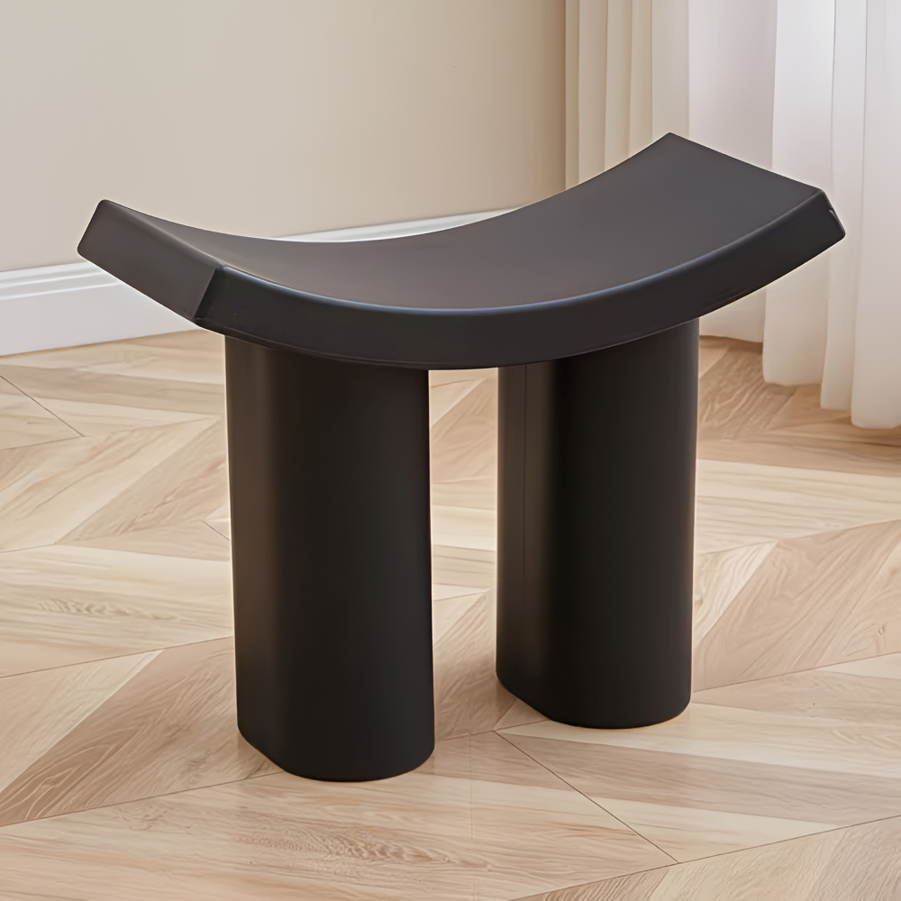 Nordic Contemporary Sitzhocker - Robuster Kunststoff in Bunt für Modernes Wohnambiente