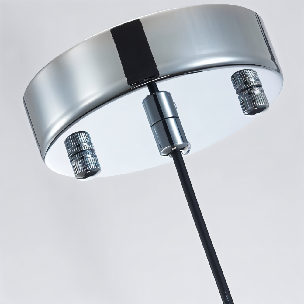 OrangeOrb Pendelleuchte - Retro Bauhaus Glas Hängelampe - Doppelschichtige Lampe