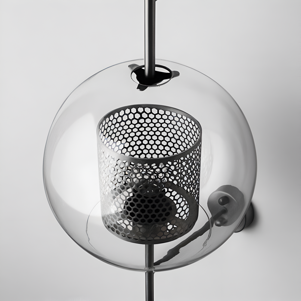 Orbee Wandleuchte - Stilvolle Glas Wandleuchte - Honeycomb Wandleuchte Design - Vintage Wandleuchten LED